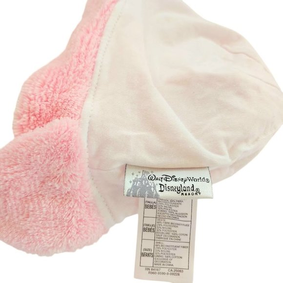Disney and Miniwear Baby Girl Pink Trapper Hat And Mitten Set of 2 Cozy Warm - Picture 5 of 10